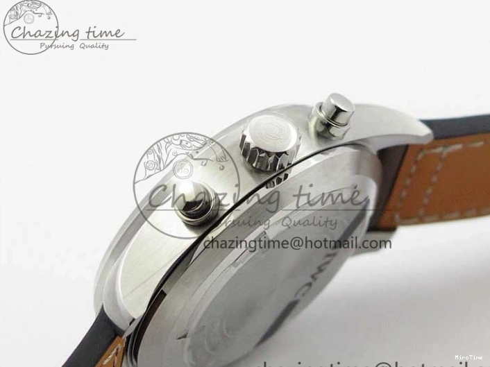 MIROTIME 0414 Pilot Chrono IW377726 ZF 1:1 Best Edition Green Dial on Brown Leather Strap A Trendsetting 7125